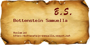 Bottenstein Samuella névjegykártya