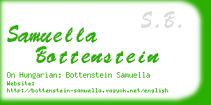 samuella bottenstein business card